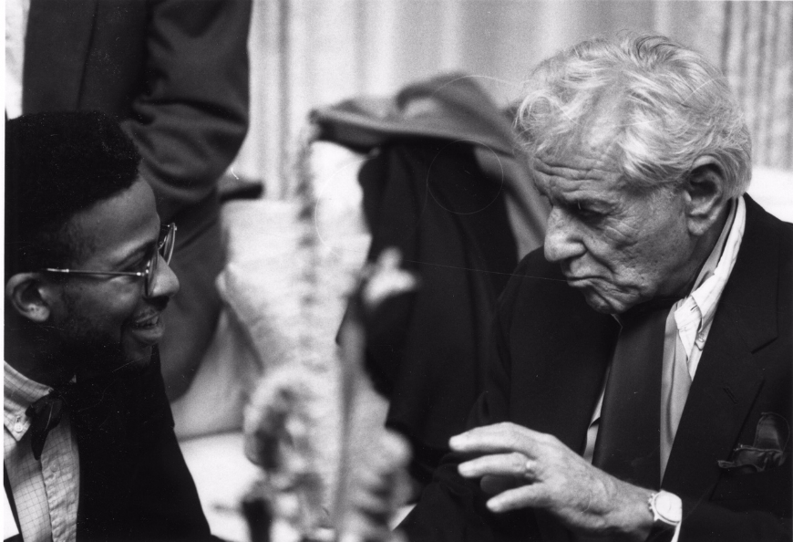 Composer Bill Banfield meets Leonard Bernstein